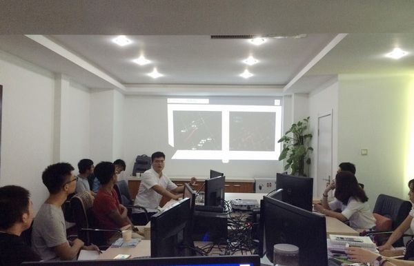 天津理工大学BIM技术团队来我公司交流访问